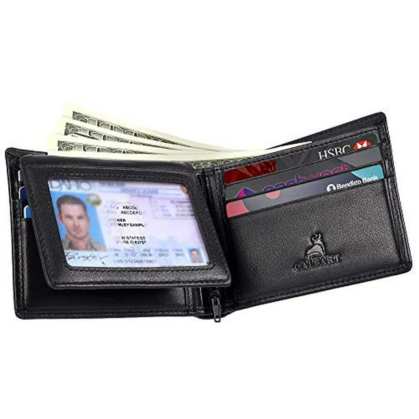 Details about  / Front Pocket Wallet Leather RFID Blocking ID Credit Card Holder for Men Women US